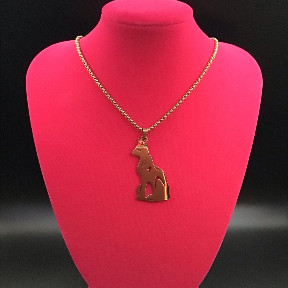 Egyptian Bastet Cat Necklace